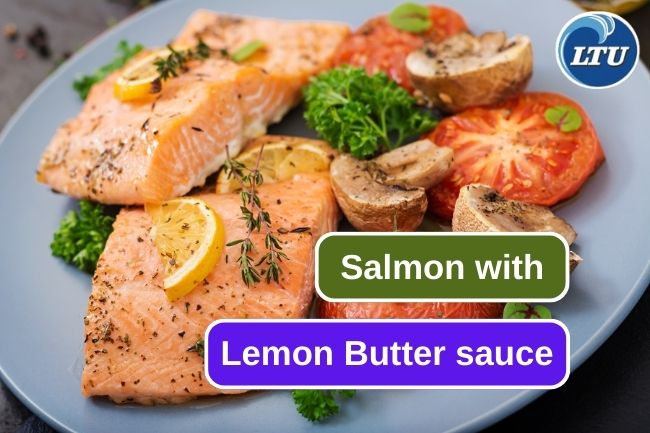 Keto Diet Recipe Idea: Salmon with Lemon Butter Sauce